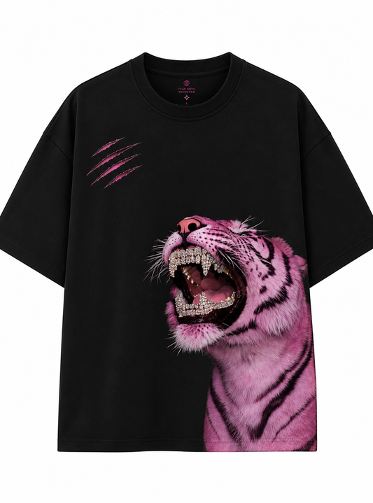 Pink Tiger Oversized T-Shirt