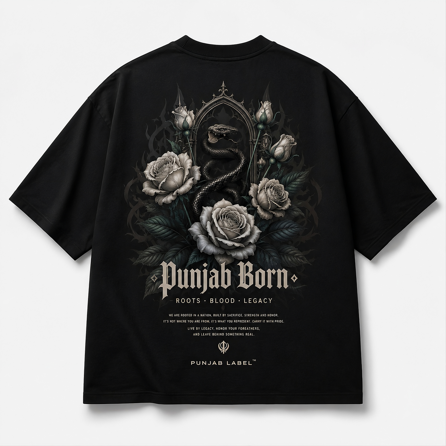 Punjab Born Oversized T-Shirt