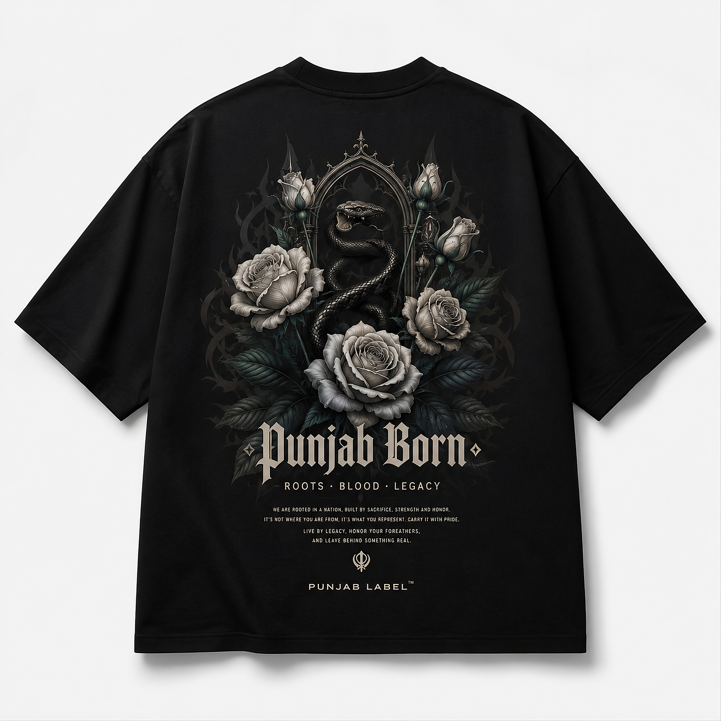 Punjab Born Oversized T-Shirt